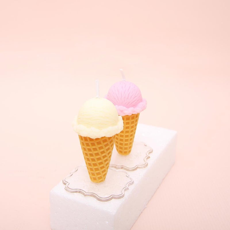 iLikePar Birthday Candles Lollipops Smokeless Cake Topper Candle for Party Supplies and Wedding Favor (Ice Cream) - Image 4